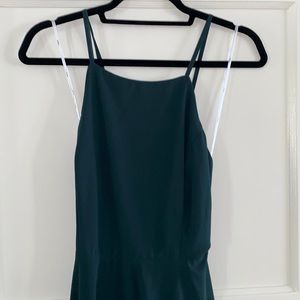 Lulu's Mythical Kind Of Love Large dark green maxi dress